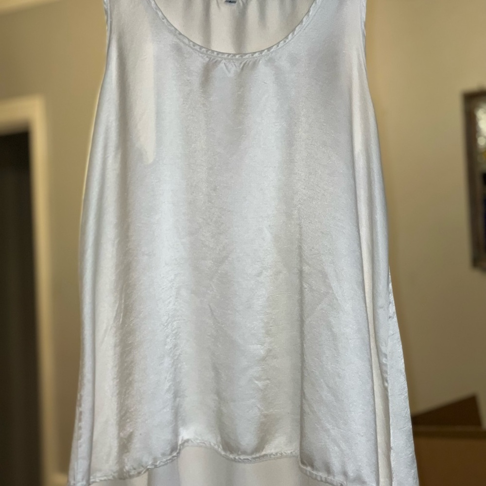 Pj harlow Laura Satin Cami with Pleated Back
